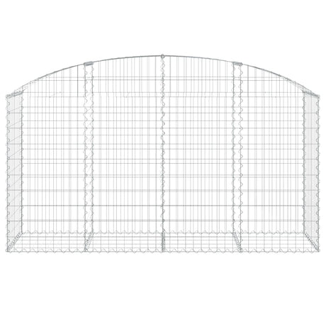 Vidaxx Gabione gewölbt 200x50x100 120 cm verzinktes Eisen