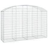 Vidaxx Gabione gewölbt 200x50x120 140 cm verzinktes Eisen