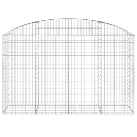 Vidaxx Gabione gewölbt 200x50x120 140 cm verzinktes Eisen