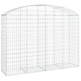 VidaXL Gabionengewölbe 200x50x140 160 cm aus verzinktem Eisen