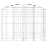 VidaXL Gabionengewölbe 200x50x140 160 cm aus verzinktem Eisen