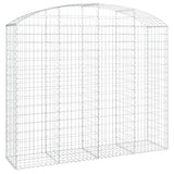 VidaXL Gabionengewölbe 200x50x160 180 cm aus verzinktem Eisen