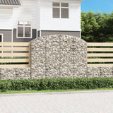 VidaXL Gabionengewölbe 200x50x160 180 cm aus verzinktem Eisen