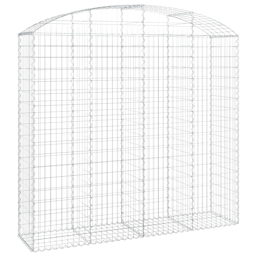 VidaXL Gabionengewölbe 200x50x180 200 cm aus verzinktem Eisen
