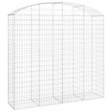 VidaXL Gabionengewölbe 200x50x180 200 cm aus verzinktem Eisen