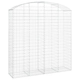 VidaXL Gabionengewölbe 200x50x200 220 cm aus verzinktem Eisen