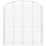 VidaXL Gabionengewölbe 200x50x200 220 cm aus verzinktem Eisen