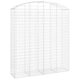 VidaXL Gabionengewölbe 200x50x220 240 cm aus verzinktem Eisen