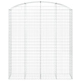 VidaXL Gabionengewölbe 200x50x220 240 cm aus verzinktem Eisen