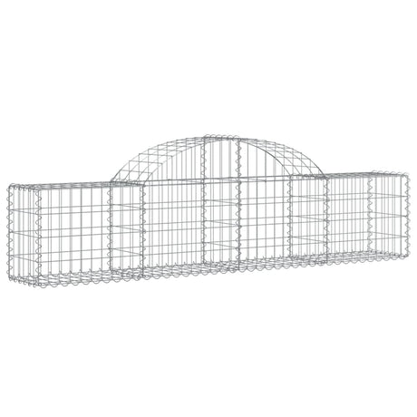 Vidaxx Gabione gewölbt 200x30x40 60 cm verzinktes Eisen