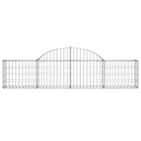 Vidaxx Gabione gewölbt 200x30x40 60 cm verzinktes Eisen