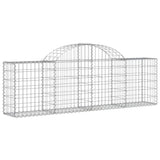 Vidaxx Gabione gewölbt 200x30x60 80 cm aus verzinktem Eisen