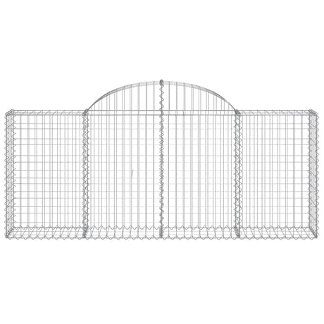 Vidaxx Gabione gewölbt 200x30x80 100 cm verzinktes Eisen