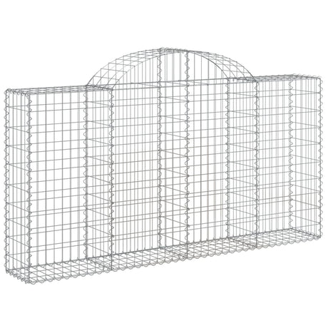 Vidaxx Gabione gewölbt 200x30x100 120 cm verzinktes Eisen