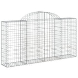 Vidaxx Gabione gewölbt 200x30x100 120 cm verzinktes Eisen