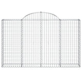 Vidaxx Gabione gewölbt 200x30x120 140 cm verzinktes Eisen