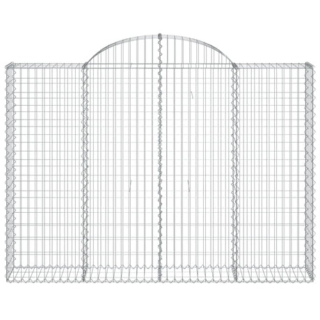 Vidaxx Gabione gewölbt 200x30x140 160 cm verzinktes Eisen