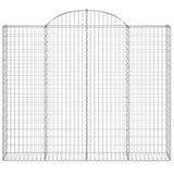 Vidaxx Gabione gewölbt 200x30x160 180 cm verzinktes Eisen