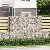 Vidaxx Gabione gewölbt 200x30x160 180 cm verzinktes Eisen