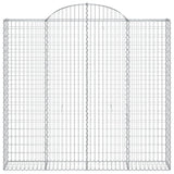 VidaXL Gabionengewölbe 200x30x180 200 cm aus verzinktem Eisen