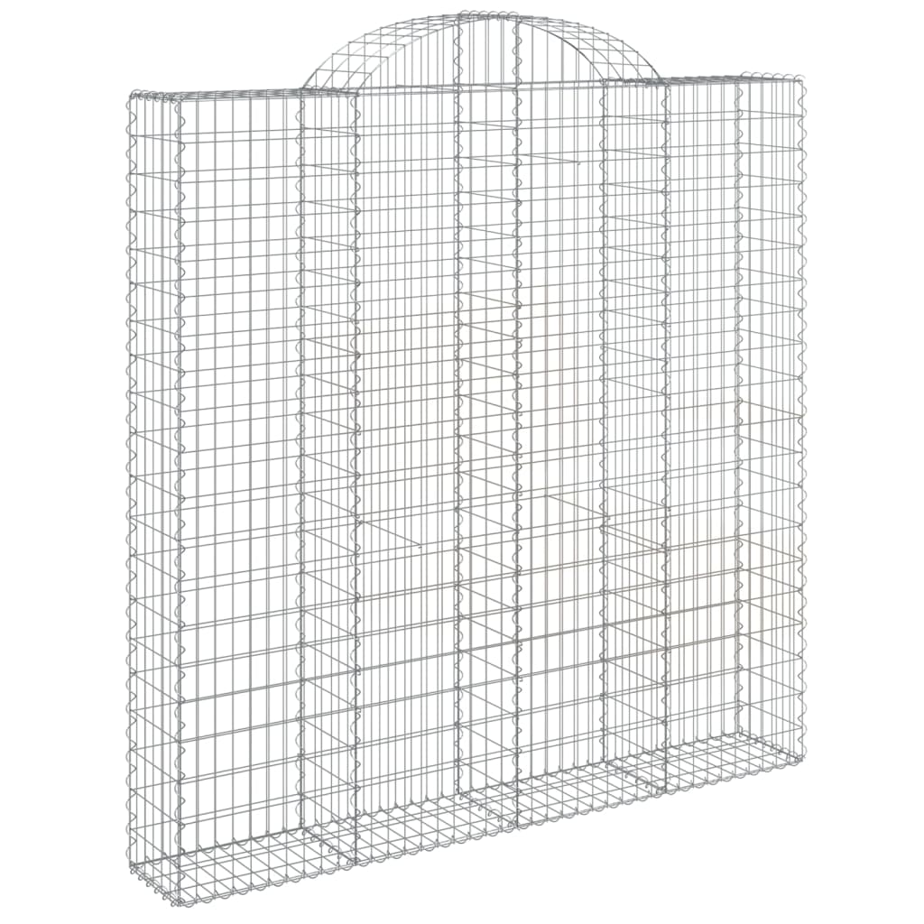 VidaXL Gabionengewölbe 200x30x200 220 cm aus verzinktem Eisen