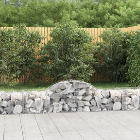 Vidaxx Gabione gewölbt 200x50x40 60 cm verzinktes Eisen