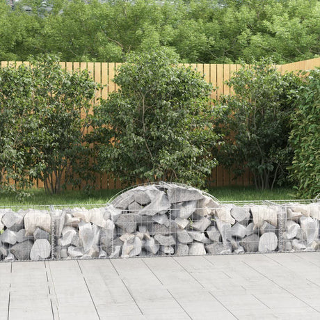 Vidaxx Gabione gewölbt 200x50x40 60 cm verzinktes Eisen