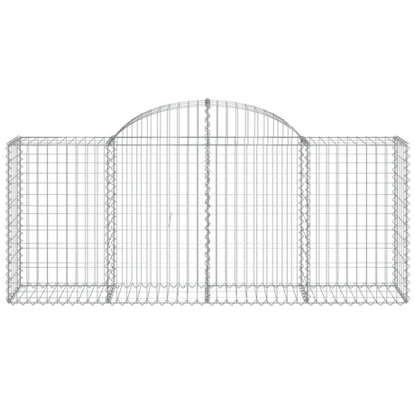 Vidaxx Gabione gewölbt 200x50x80 100 cm verzinktes Eisen