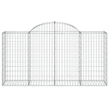 Vidaxx Gabione gewölbt 200x50x100 120 cm verzinktes Eisen