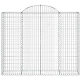 VidaXL Gabionengewölbe 200x50x160 180 cm aus verzinktem Eisen