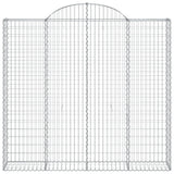 VidaXL Gabionengewölbe 200x50x180 200 cm aus verzinktem Eisen