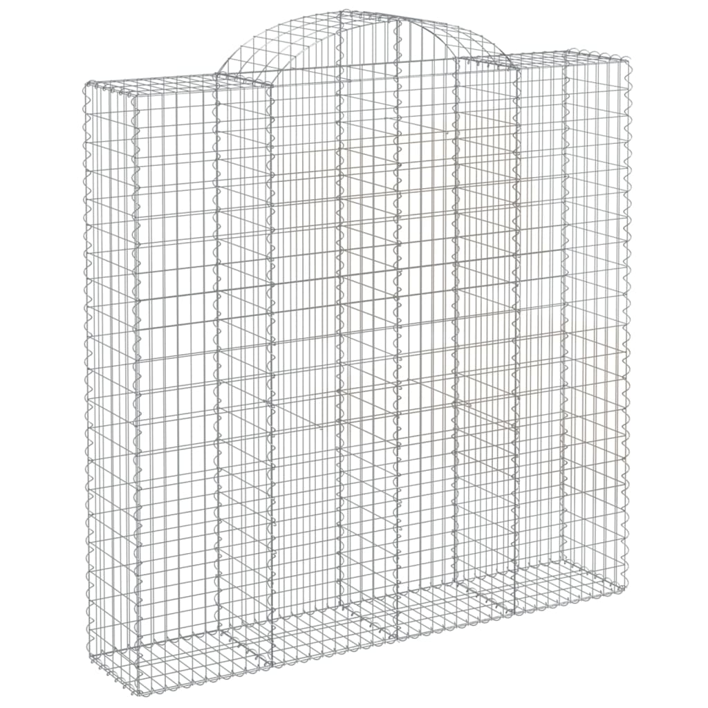 VidaXL Gabionengewölbe 200x50x200 220 cm aus verzinktem Eisen