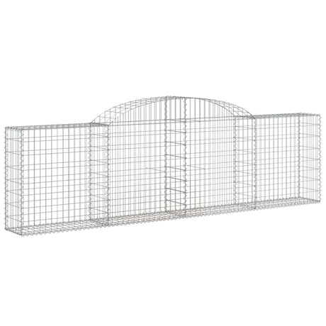 Vidaxx Gabione gewölbt 300x30x80 100 cm verzinktes Eisen