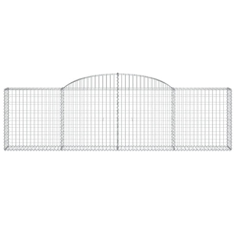 Vidaxx Gabione gewölbt 300x30x80 100 cm verzinktes Eisen