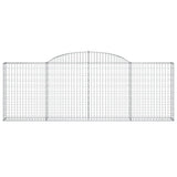 VidaXL Gabionengewölbe 300x30x100 120 cm aus verzinktem Eisen
