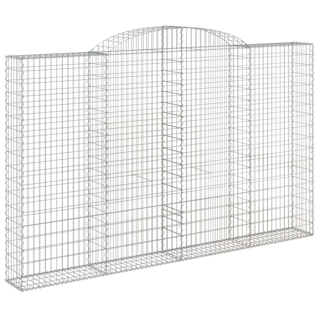 VidaXL Gabionengewölbe 300x30x180 200 cm aus verzinktem Eisen