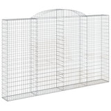 VidaXL Gabionengewölbe 300x30x180 200 cm aus verzinktem Eisen