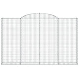 VidaXL Gabionengewölbe 300x30x180 200 cm aus verzinktem Eisen