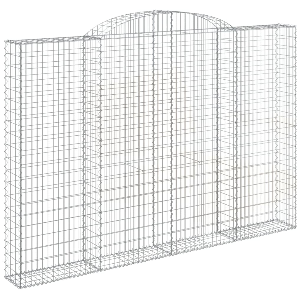 VidaXL Gabionengewölbe 300x30x200 220 cm aus verzinktem Eisen