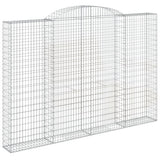 VidaXL Gabionengewölbe 300x30x200 220 cm aus verzinktem Eisen
