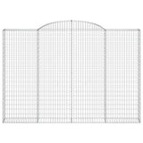 VidaXL Gabionengewölbe 300x30x200 220 cm aus verzinktem Eisen