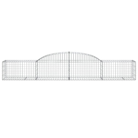 Vidaxx Gabione gewölbt 300x50x40 60 cm verzinktes Eisen