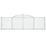 VidaXL Gabionengewölbe 300x50x80 100 cm aus verzinktem Eisen