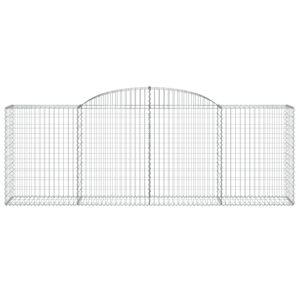 VidaXL Gabionengewölbe 300x50x100 120 cm aus verzinktem Eisen