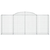VidaXL Gabionengewölbe 300x50x120 140 cm aus verzinktem Eisen