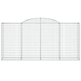 VidaXL Gabionengewölbe 300x50x140 160 cm aus verzinktem Eisen
