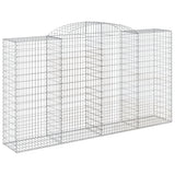 VidaXL Gabionengewölbe 300x50x160 180 cm aus verzinktem Eisen