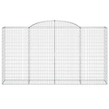 VidaXL Gabionengewölbe 300x50x160 180 cm aus verzinktem Eisen