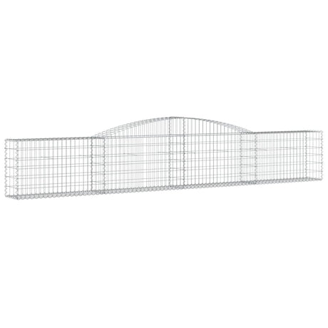 Vidaxx Gabione gewölbt 400x30x60 80 cm verzinktes Eisen