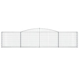 VidaXL Gabionengewölbe 400x30x80 100 cm aus verzinktem Eisen